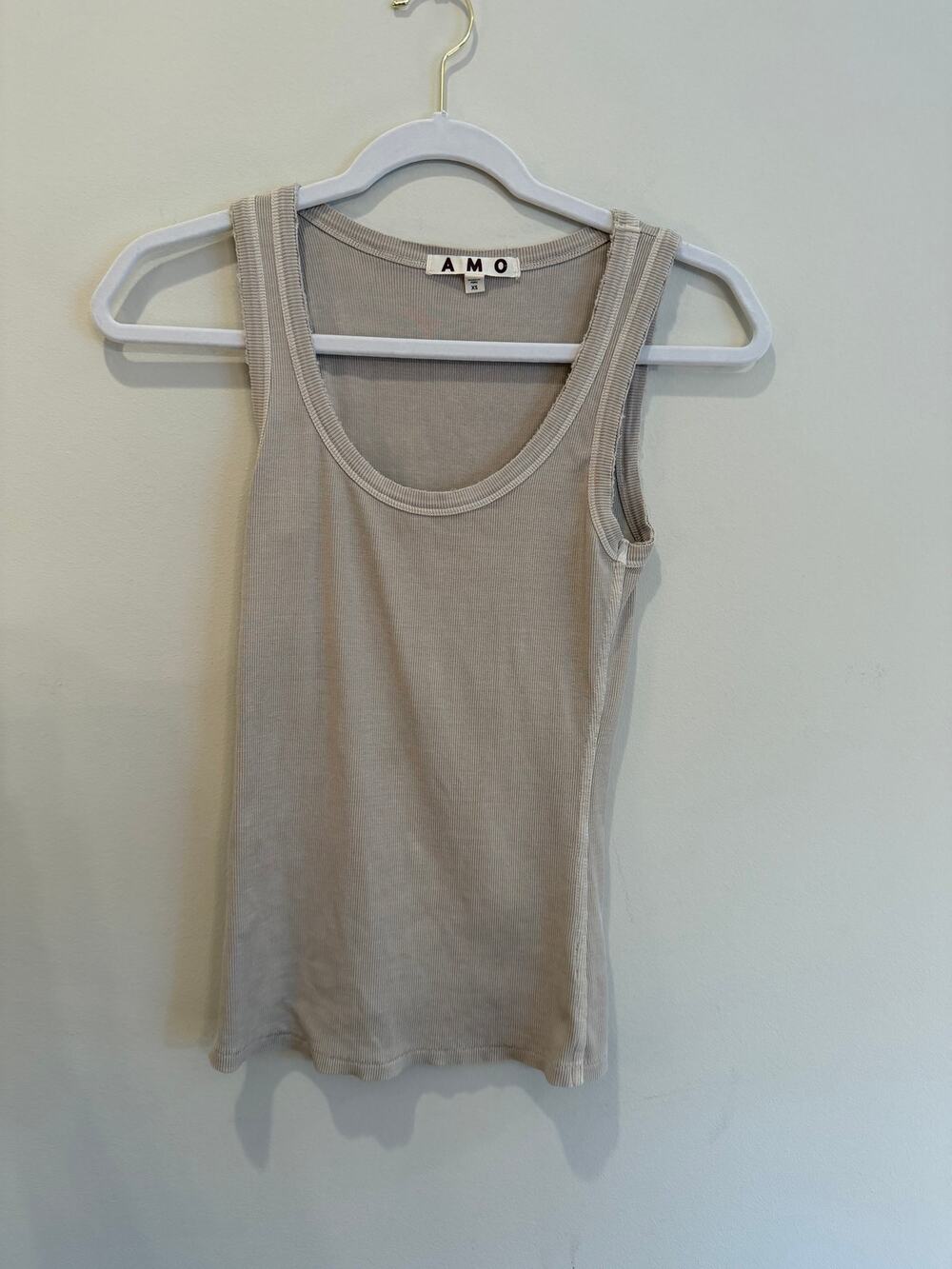 AMO Ribbed Tank Top XS
